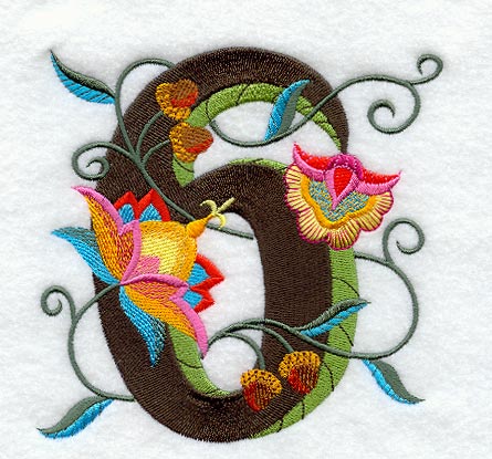 Jacobean Number 6 (5 Inch)