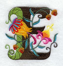 Jacobean Letter E (5 Inch)