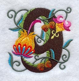 Jacobean Number 9 (5 Inch)