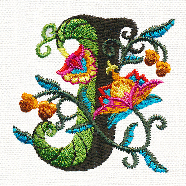 Jacobean Letter J (5 Inch)