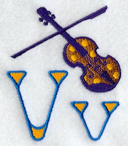 My First Alphabet Letter V