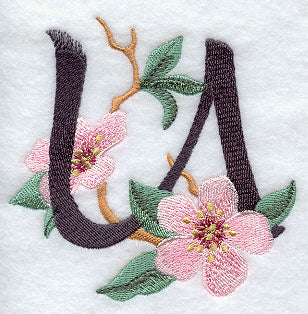 Brushstroke Letter U (5 Inch)