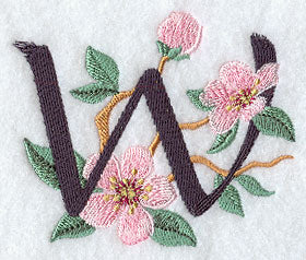 Brushstroke Letter W (5 Inch)