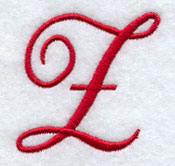 Monogram Script Letter Z - 4 Inch