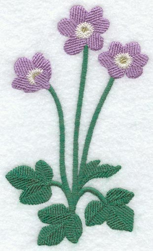 Hepatica (Long-Stemmed) (Thick Thread)