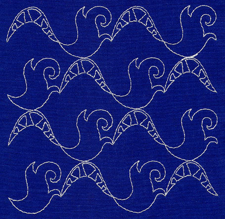 Ta-Tu Tail Sashiko Square