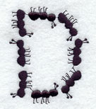 Ant Letter D (3 inch)