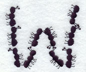 Ant Letter W (3 inch)
