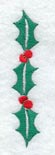Holly Letter I (3 inch)
