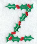 Holly Letter Z (3 inch)