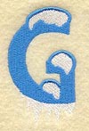 Frosty Letter G (3 Inch)