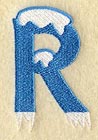 Frosty Letter R (3 Inch)