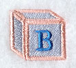 Baby Block Letter B (2 inch)