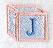 Baby Block Letter J (2 inch)