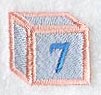 Baby Block Number 7 (2 inch)