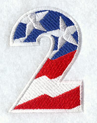 Stars and Stripes Number 2 (3 Inch)