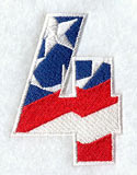 Stars and Stripes Number 4 (3 Inch)