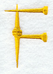 Golf Tee Letter F (3 inch)