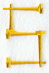 Golf Tee Letter S (3 inch)