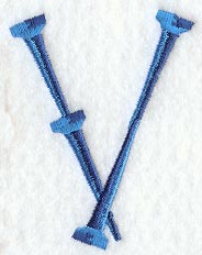 Golf Tee Letter V (3 inch)