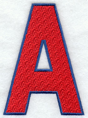 Letter-filled A (5 inch)