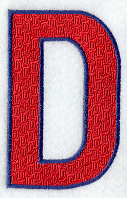 Letter-filled D (5 inch)