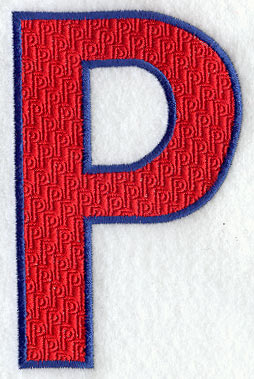 Letter-filled P (5 inch)