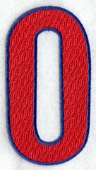 Number-filled 0 (5 inch)