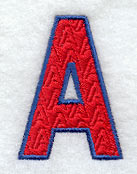 Letter-filled A (5 inch)