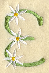 Daisy Letter E (3 Inch)