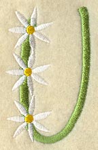 Daisy Letter U (3 Inch)