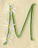 Daisy Letter M (3 Inch)