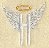 Angel Letter H (3 inch)