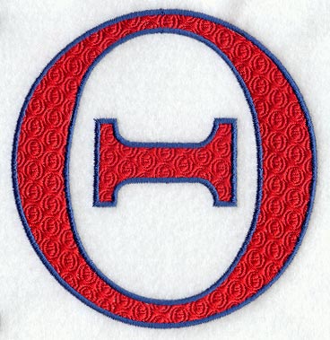 Letter-filled Theta (5 inch)