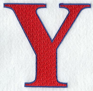 Letter-filled Upsilon (5 inch)