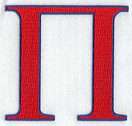 Letter-filled Pi (5 inch)