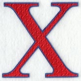 Letter-filled Chi (5 inch)