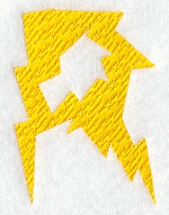 Lightning Letter R (3 inch)