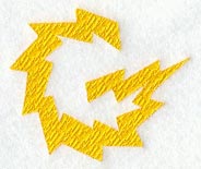 Lightning Letter G (3 inch)