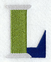 Embroidery Capital Letter L (3 inch)