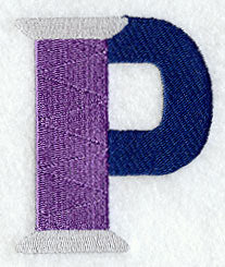 Embroidery Capital Letter P (3 inch)