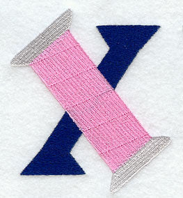 Embroidery Capital Letter X (3 inch)