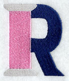 Embroidery Capital Letter R (3 inch)
