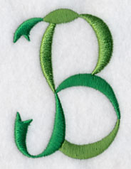 Ribbon Capital Letter B (3 inch)