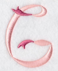 Ribbon Capital Letter G (3 inch)