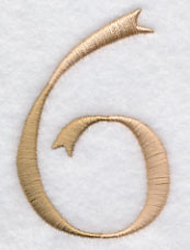 Ribbon Number 6 (3 Inch)