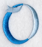 Ribbon Lower Case Letter o (3 inch)