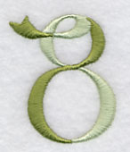 Ribbon Number 8 (3 inch)