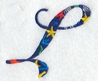 Confetti Letter L (3 inch)