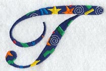 Confetti Letter T (3 inch)